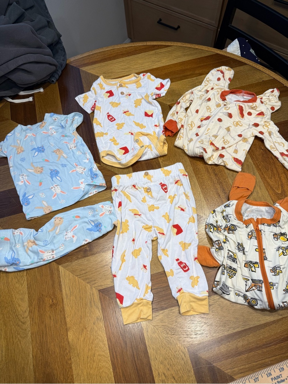 Baby Boy Bamboo lot of 6 3-6 months preowned.